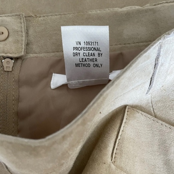 Isaac Mizrahi for Target Suede Pencil Skirt Maple Syrup Tan Leather Women’s 8 - Picture 4 of 7